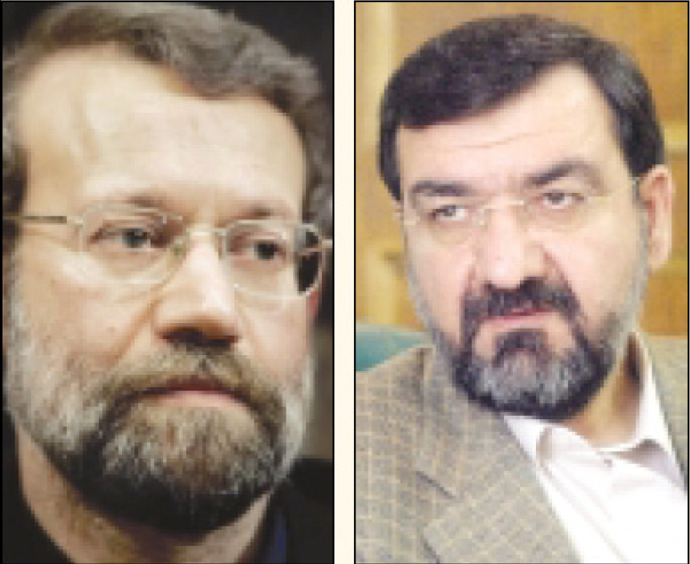 ラーリージャーニー氏(左)とレザーイー氏(右)