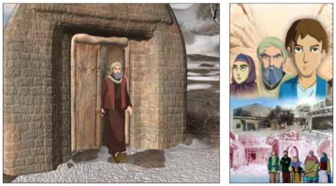 イマーム・ホメイニーの青少年時代を描いた「日の光に向かって一歩ずつ」の一シーン