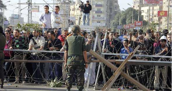 共和国防衛隊司令部を警備する共和国防衛隊