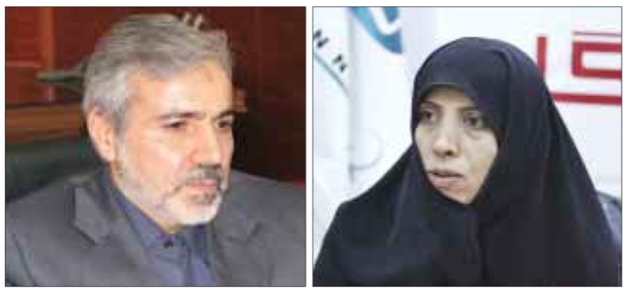 モハンマド・バーゲル・ノウバフト氏（左）とエルハーム・アミーンザーデ氏（右）