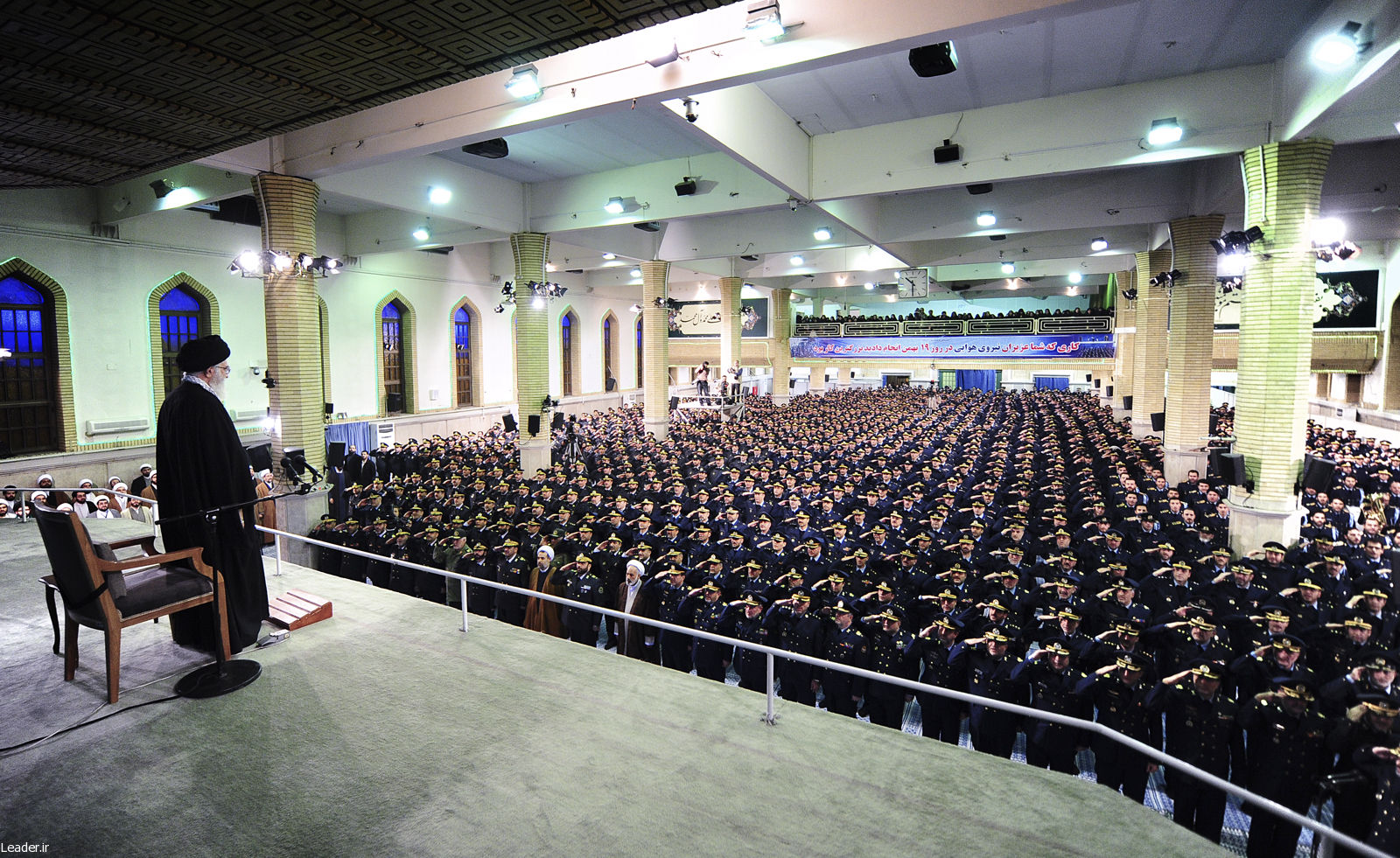 最高指導者事務所の広報サイト(http://www.leader.ir/)より