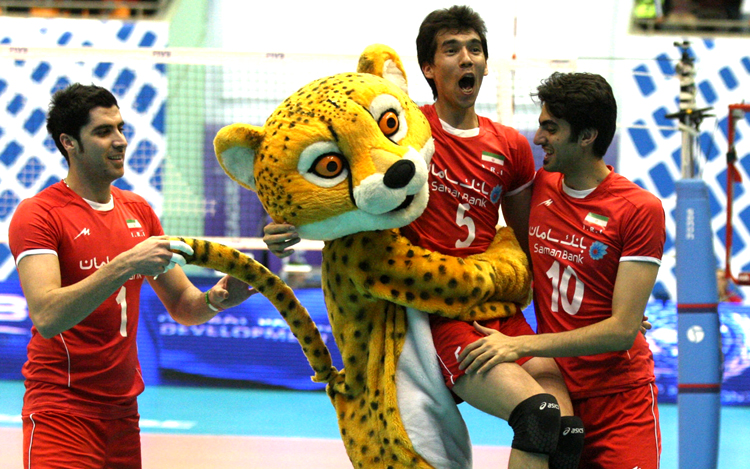 ワールドリーグ・バレーで登場したチーターのマスコット・キャラクター