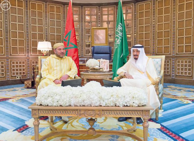 二聖都の守護者とモロッコ国王（SPA）