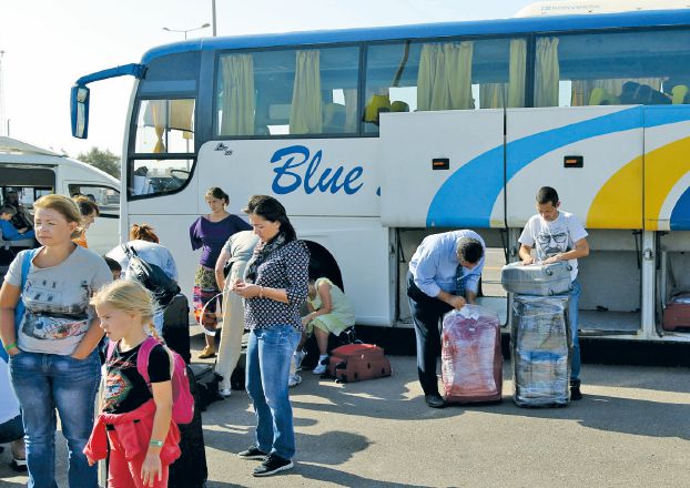 シャルムッシャイクのロシア人観光客（Reuters）