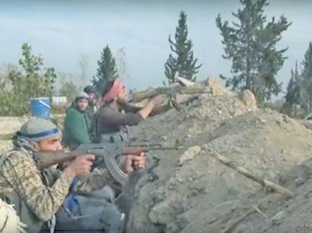 ダマスカス東郊外の反体制派戦闘員（Faylaq al-Rahman）