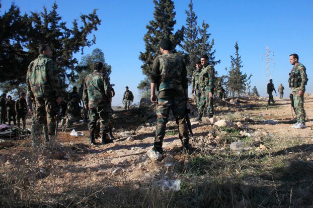 ハーン・トゥマーンの政府軍（AFP）