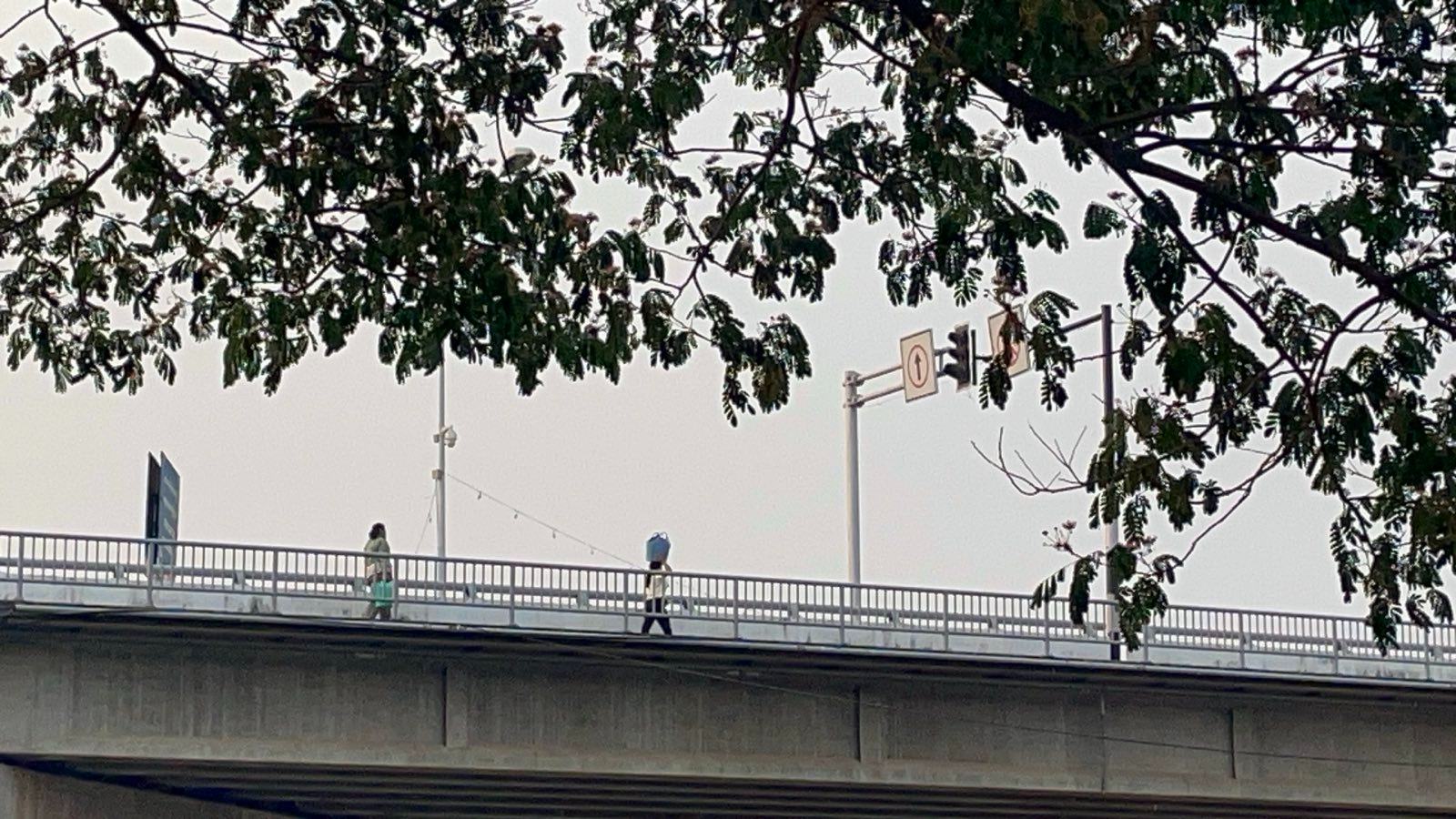 今日4月9日メーソート橋の様子